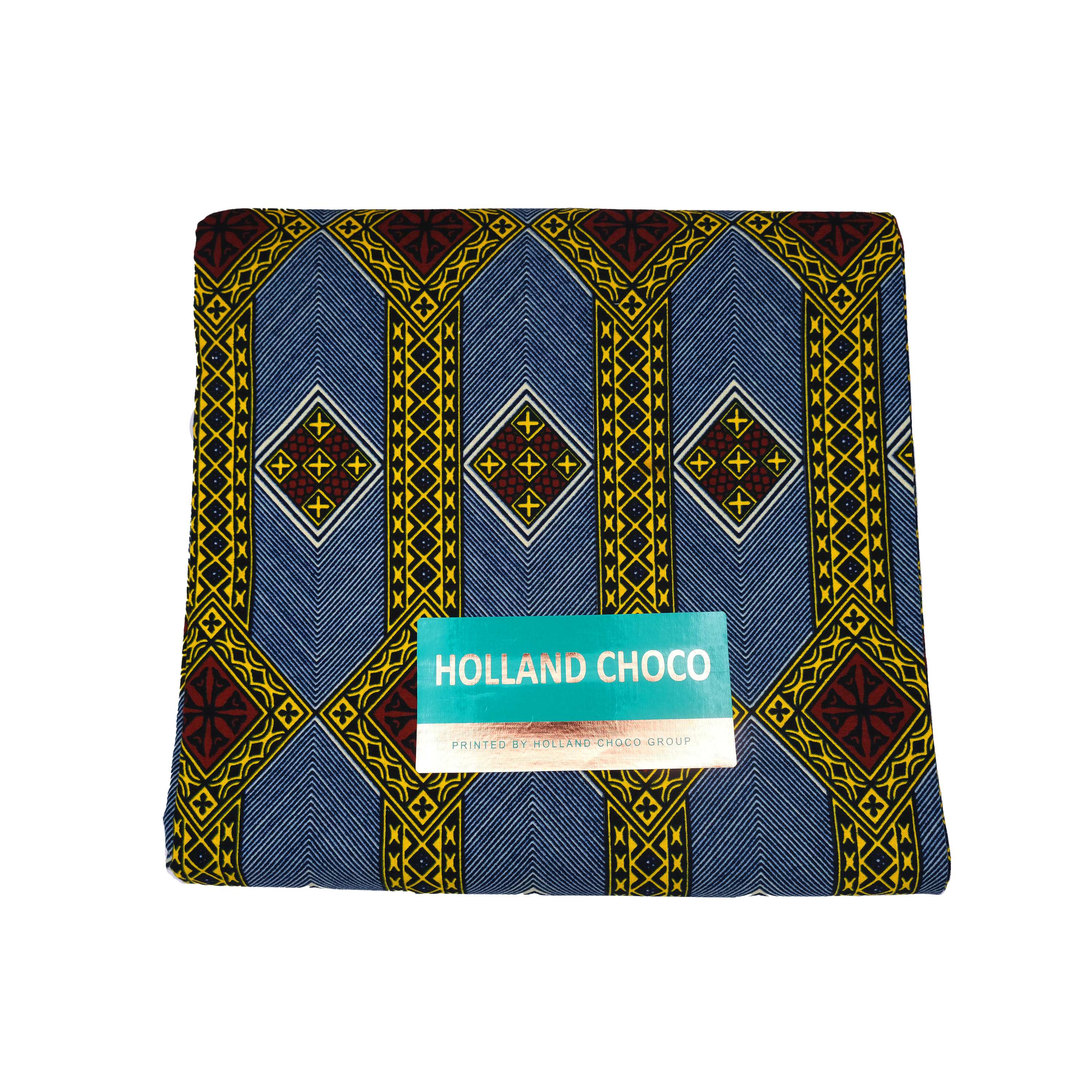 Holland Choco - Blue Pattin 100% Cotton – Bild 3