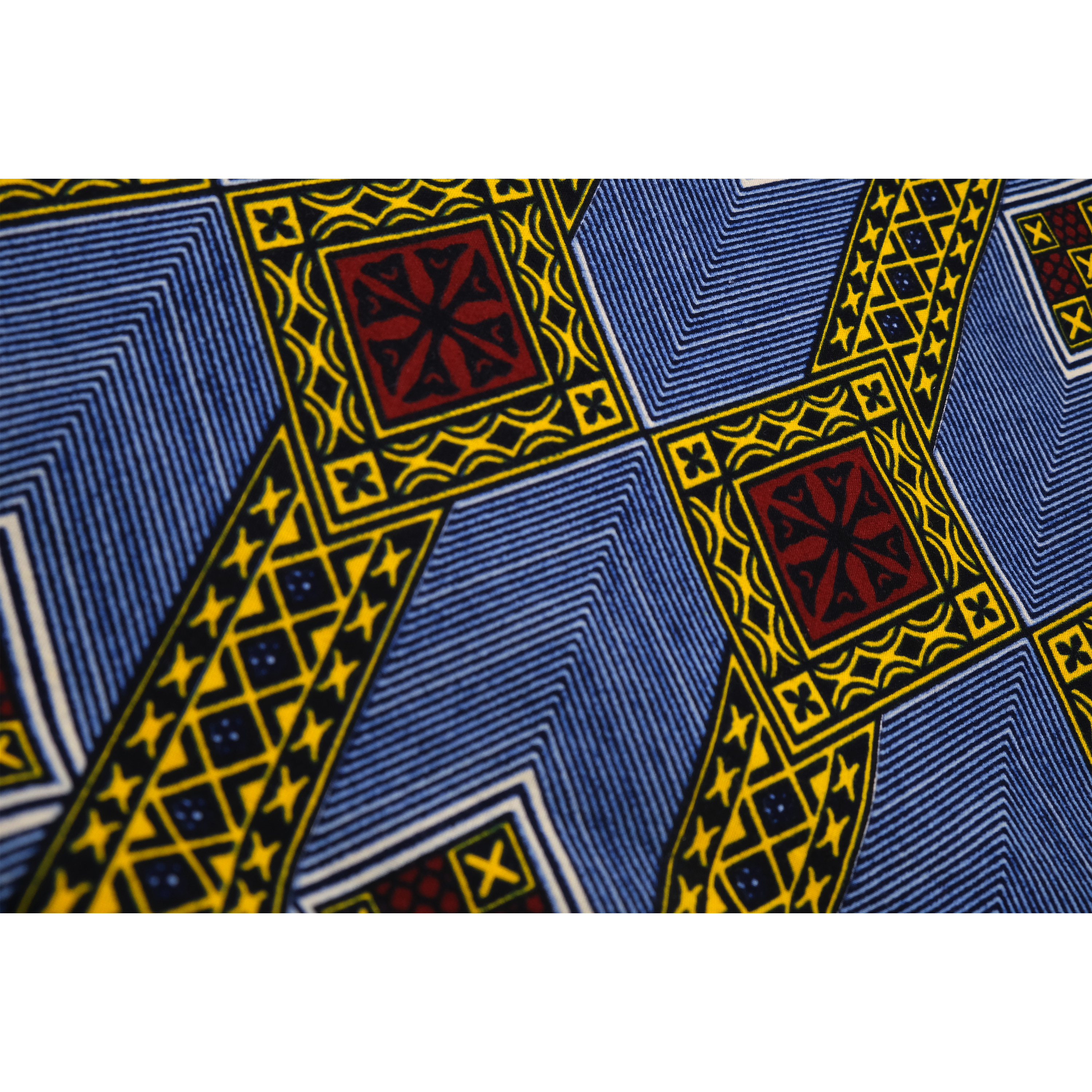 Holland Choco - Blue Pattin 100% Cotton – Bild 2